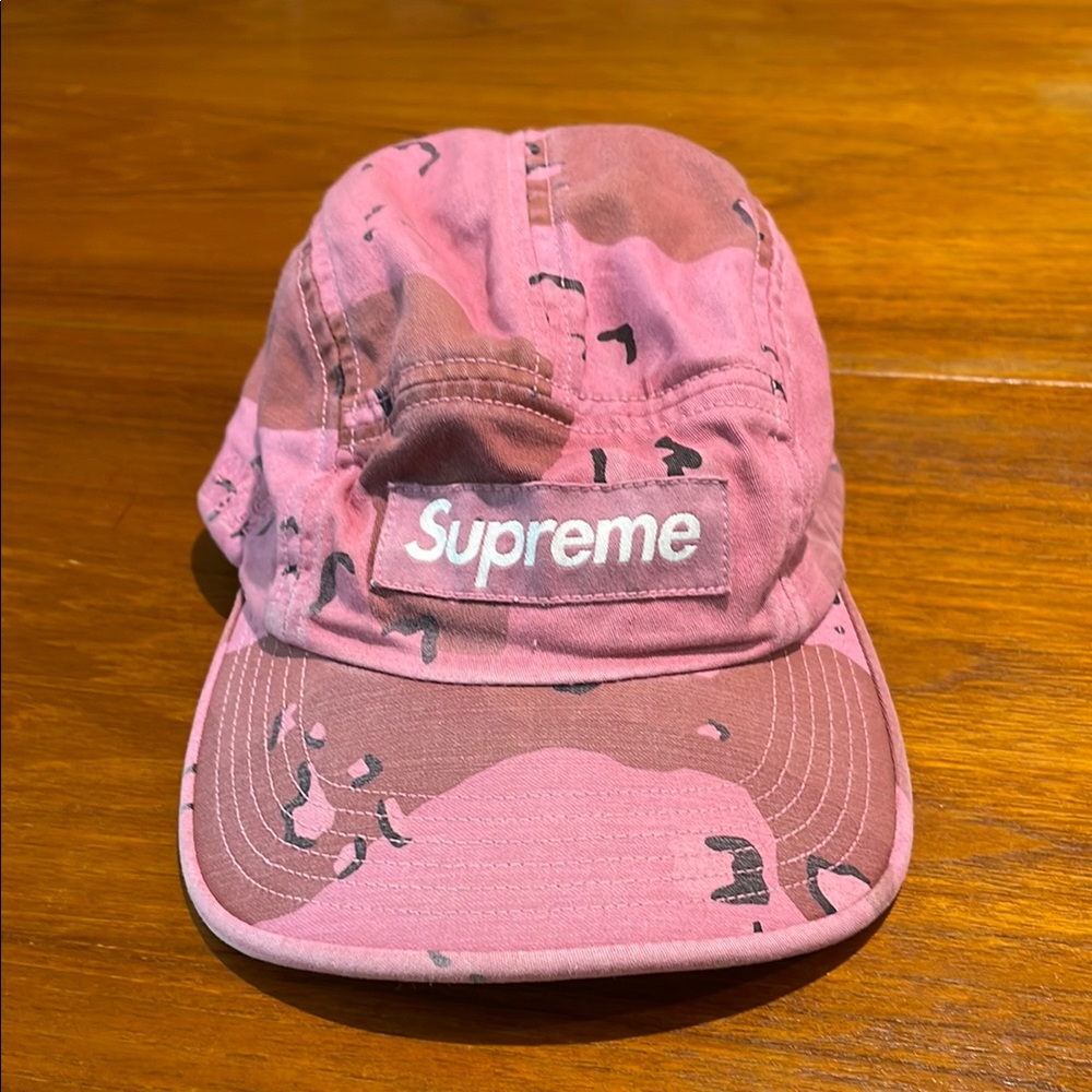 Supreme Pink Camo 5-Panel Hat